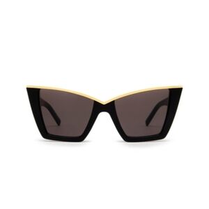 Yves Saint Laurent Black and Gold Sunglasses